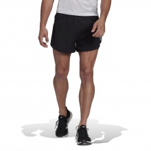 adidas Laufhose Fast Reflective Split Shorts (Performance-Laufshorts) kurz schwarz Herren